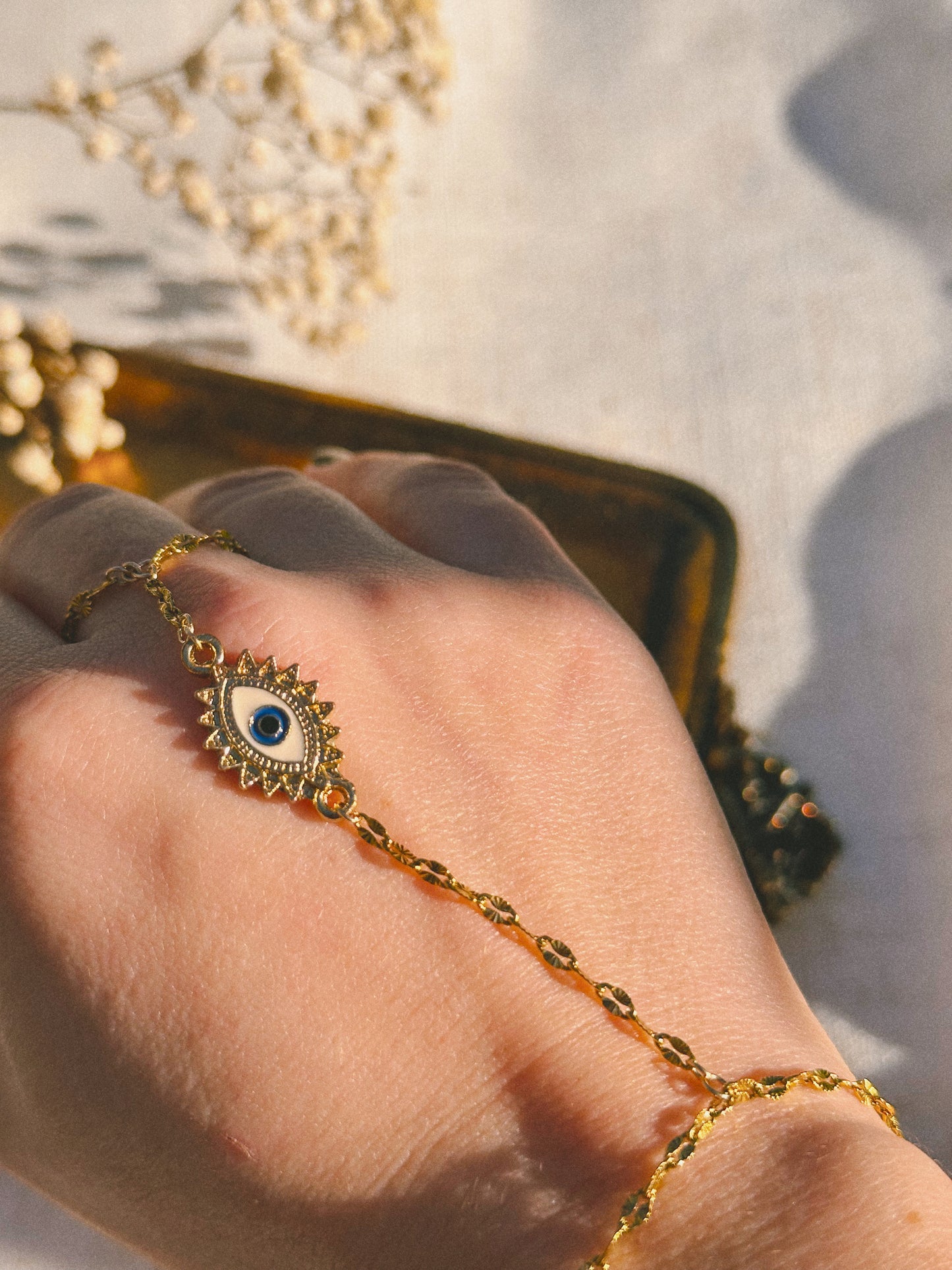 Golden Eye hand chain