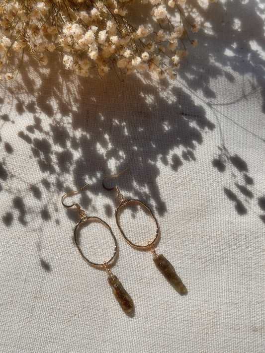 Green Kyanite Hoopies