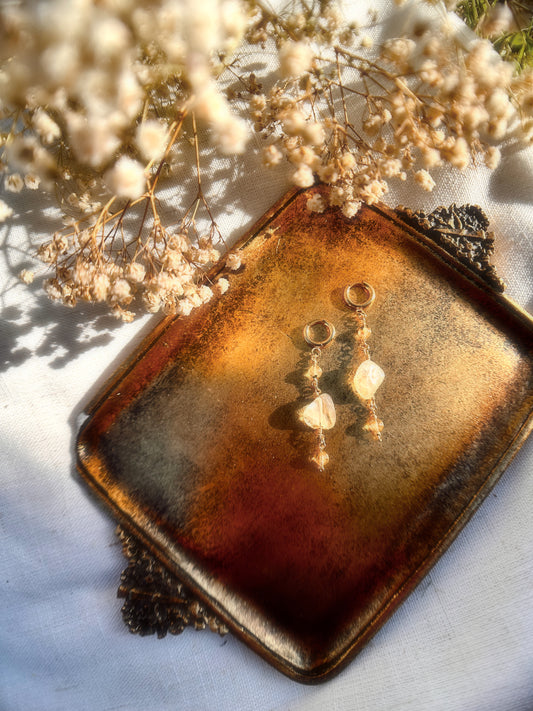 Citrine & Rutilated Quartz