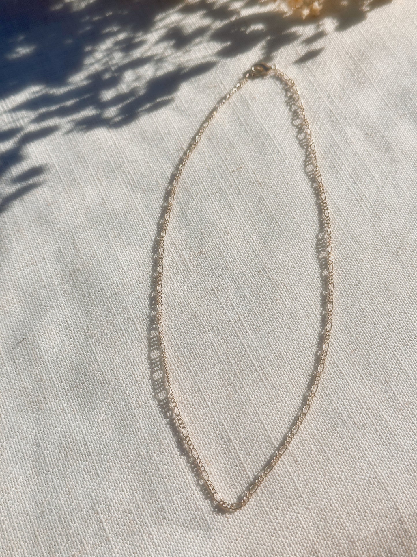 Silver Figaro Chain